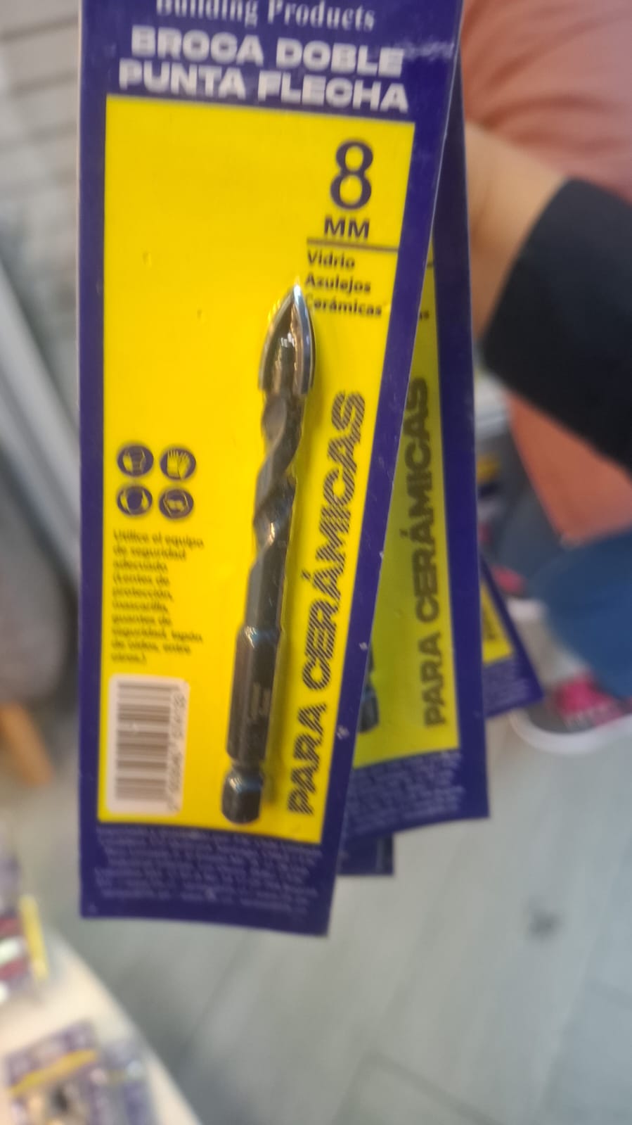 BROCA PUNTA DE FLECHA 8 MM